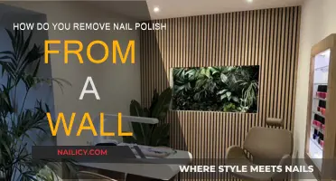 Removing Nail Polish Stains from Walls: A Quick Guide