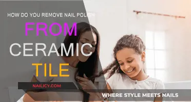Simple Hacks to Remove Nail Polish from Ceramic Tiles