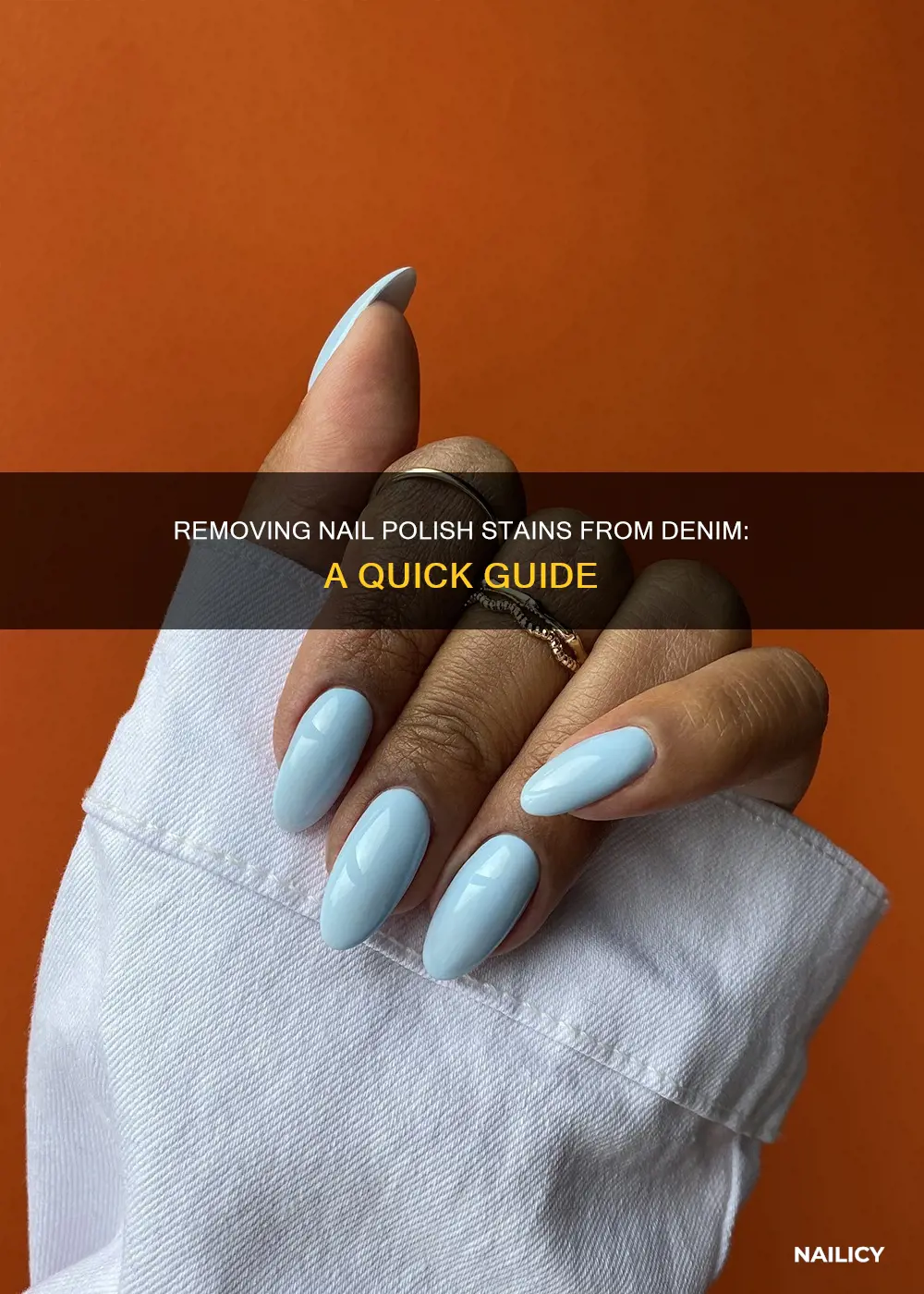 how do you remove nail polish from denim