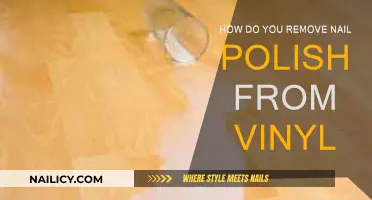 Erase Nail Polish Stains from Vinyl Easily