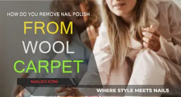 Removing Nail Polish Stains from Wool Carpets