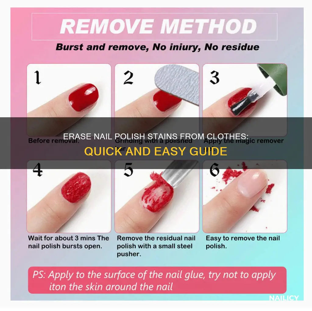 how do you remove nail polish stain from clothes