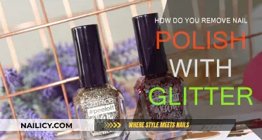 Easy Ways to Remove Glitter Nail Polish