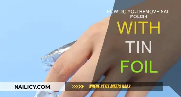Quick Nail Polish Removal: Tin Foil Trick