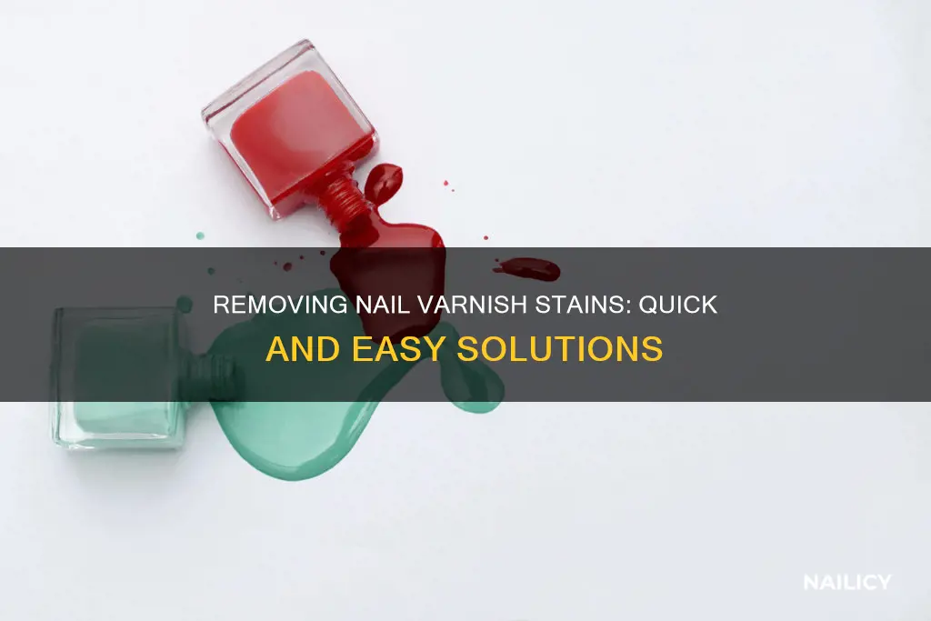 how do you remove nail varnish from clothes