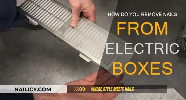 Efficiently Removing Nails from Electrical Boxes