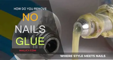 Removing No Nails Glue: Quick and Easy Solutions