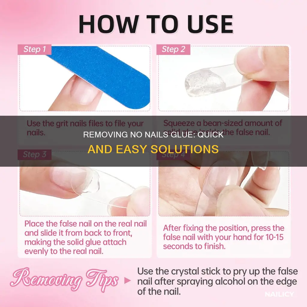 how do you remove no nails glue