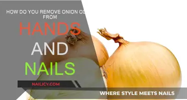 Eliminating Lingering Onion Odor from Hands and Nails