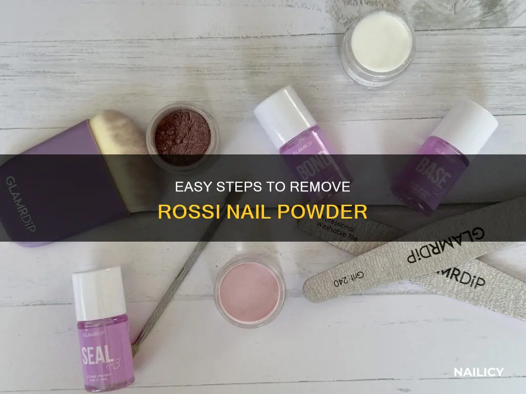 how do you remove rossi nail powder