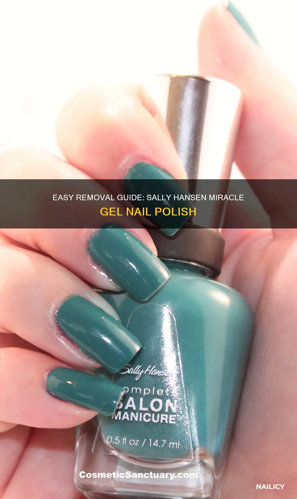 how do you remove sally hansen miracle gel nail polish