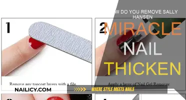 Removing Sally Hansen's Nail Thickener: An Easy Guide