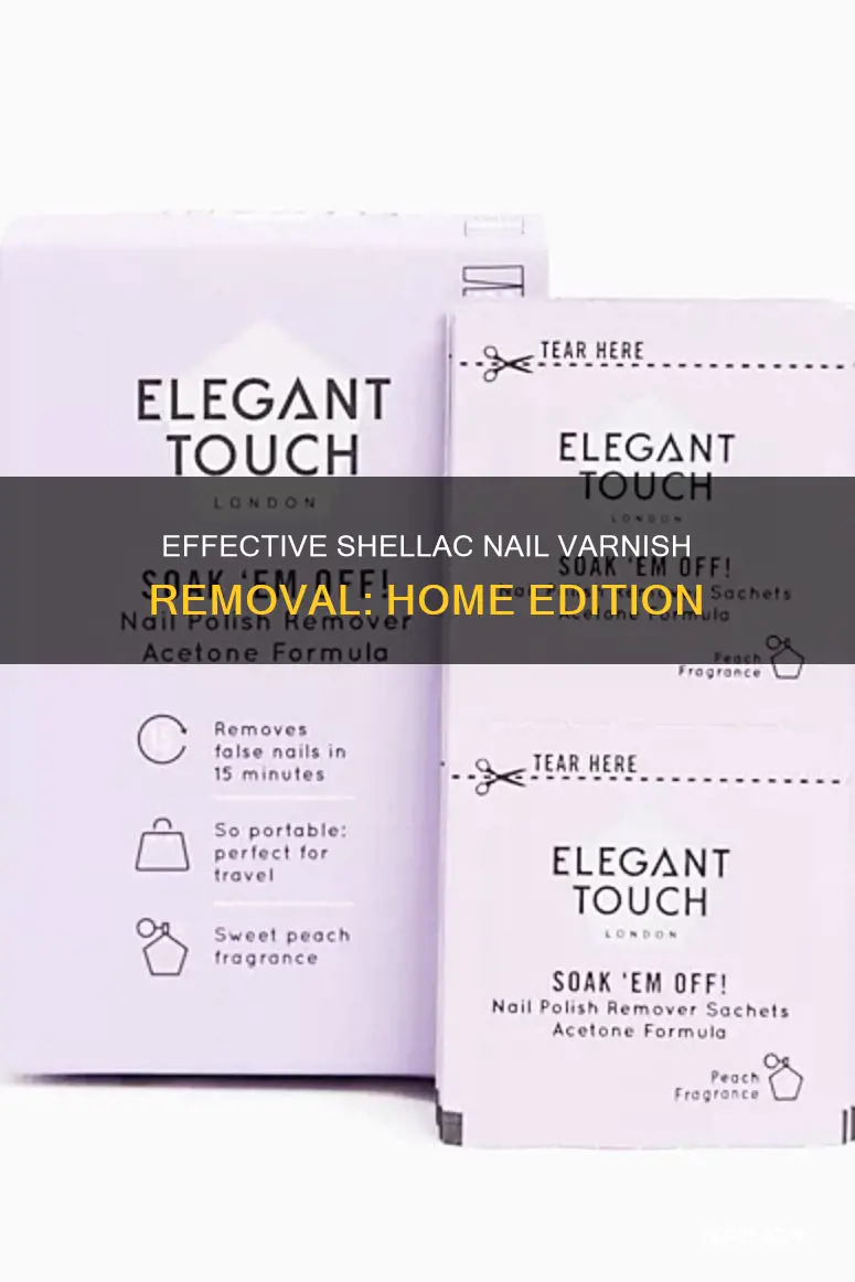 how do you remove shellac nail varnish at home