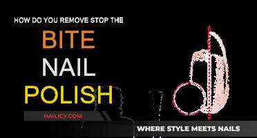 Stopping Nail Biting: Remove 'Stop the Bite' Polish