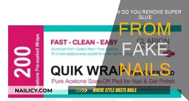 Removing Super Glue from Fake Nails: A Quick Guide