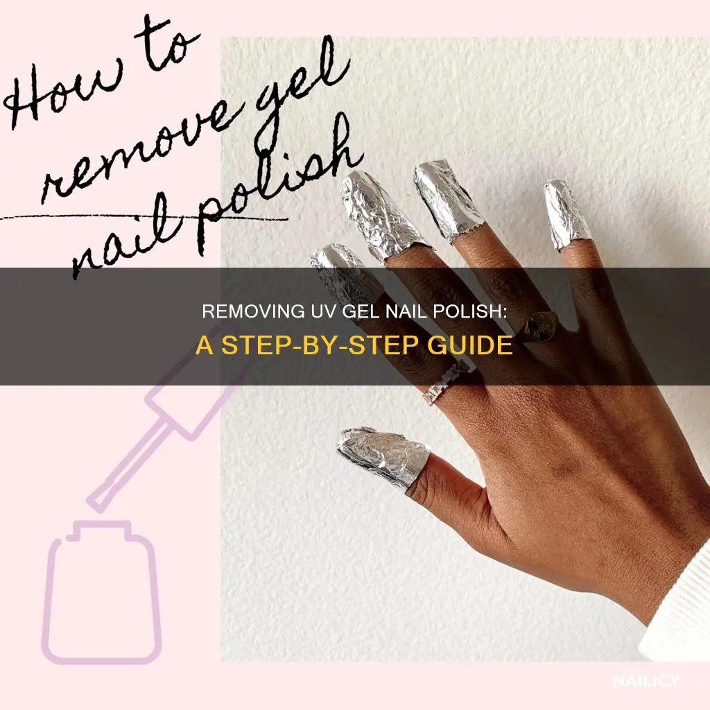 how do you remove uv gel nail polish