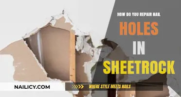 Easy DIY Guide to Repairing Nail Holes in Sheetrock