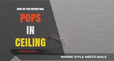 Fixing Nail Pops: A Step-by-Step Ceiling Repair Guide