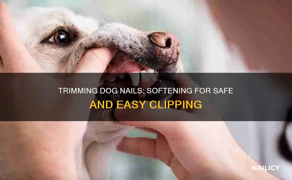 how do you soften a dog