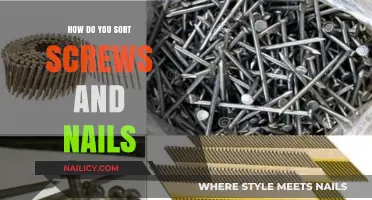 Efficiently Organize Screws and Nails: A Practical Sorting Guide