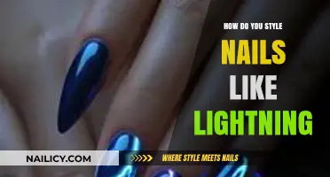 Electric Manicure: Mastering Lightning-Inspired Nail Art Techniques