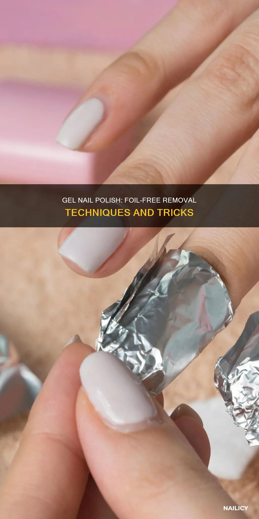 how do you take off gel nail polish without foil