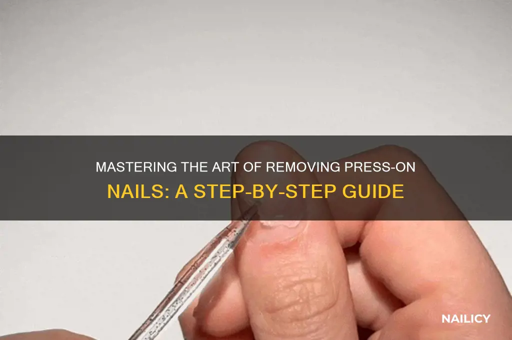how do you takeoff press on nails