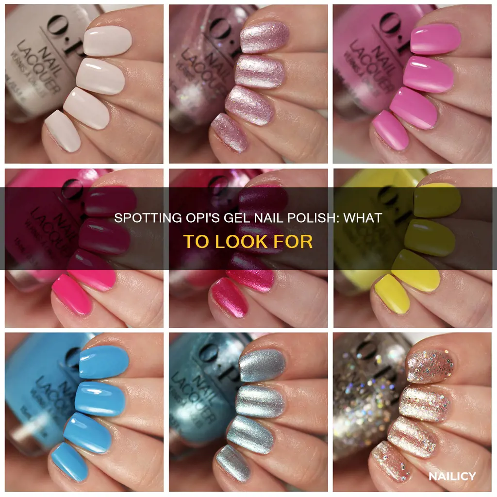 how do you tell if opi nail polish is gel
