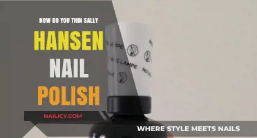 Easy Tips to Thin Sally Hansen Nail Polish for Smooth Application