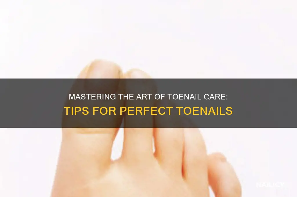 how do you toenail nails