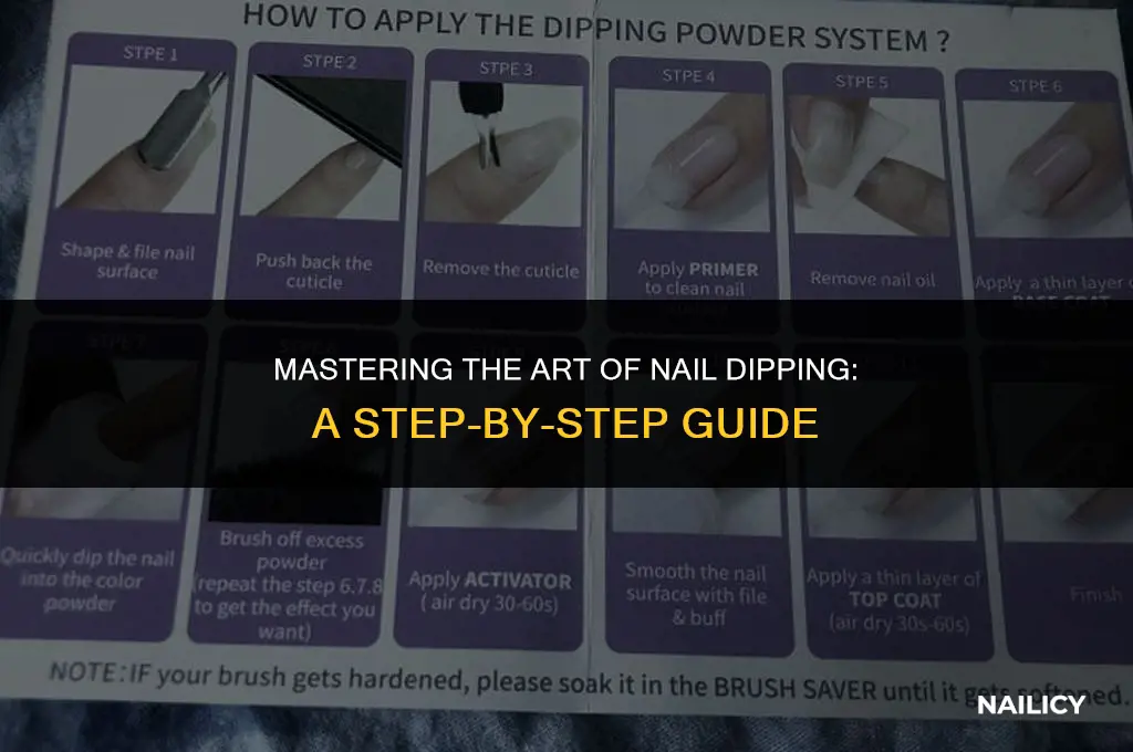 how do you use a dip kit for nails