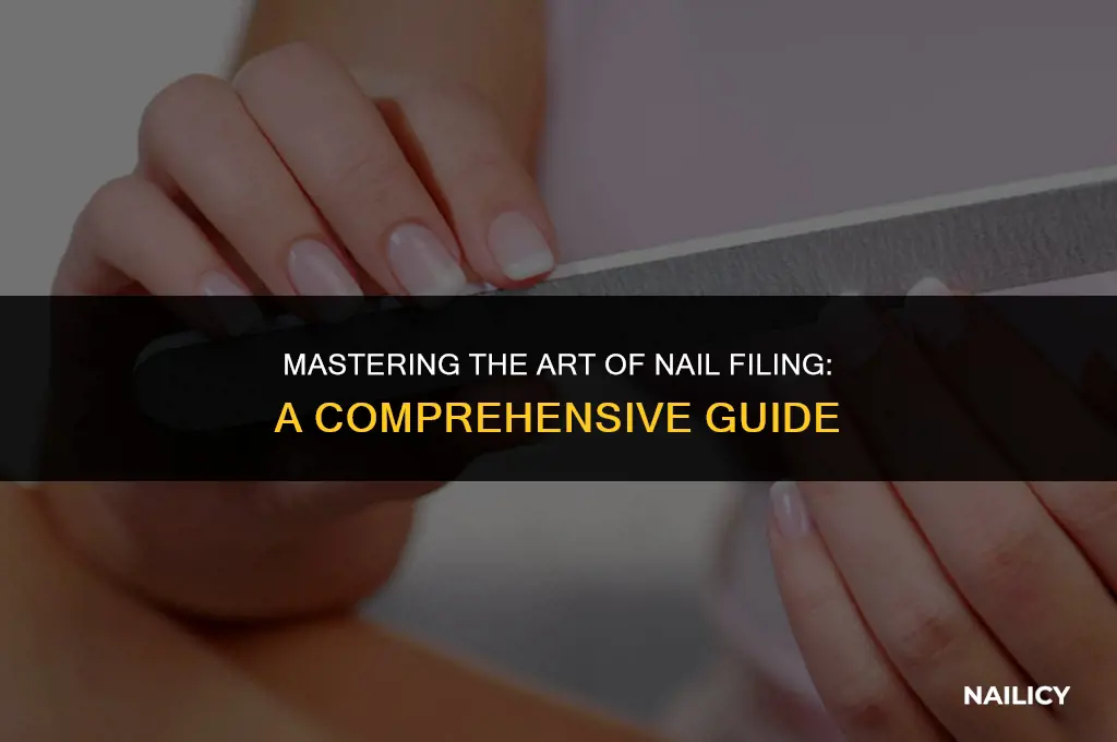 how do you use a nail filer