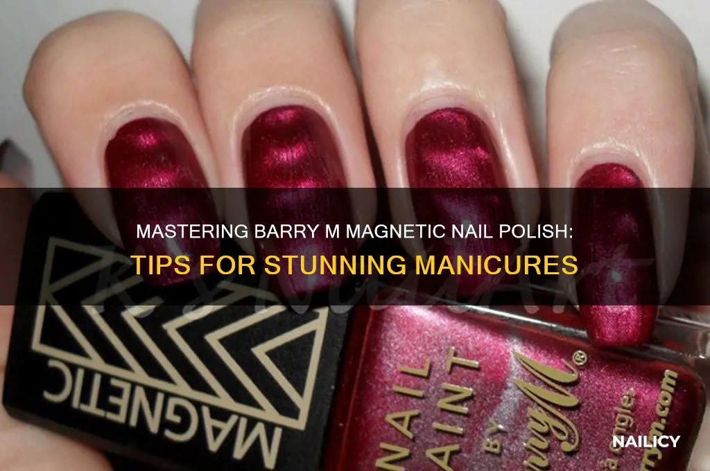 how do you use barry m magnetic nail polish