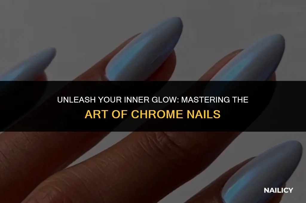how do you use chrome nail powder