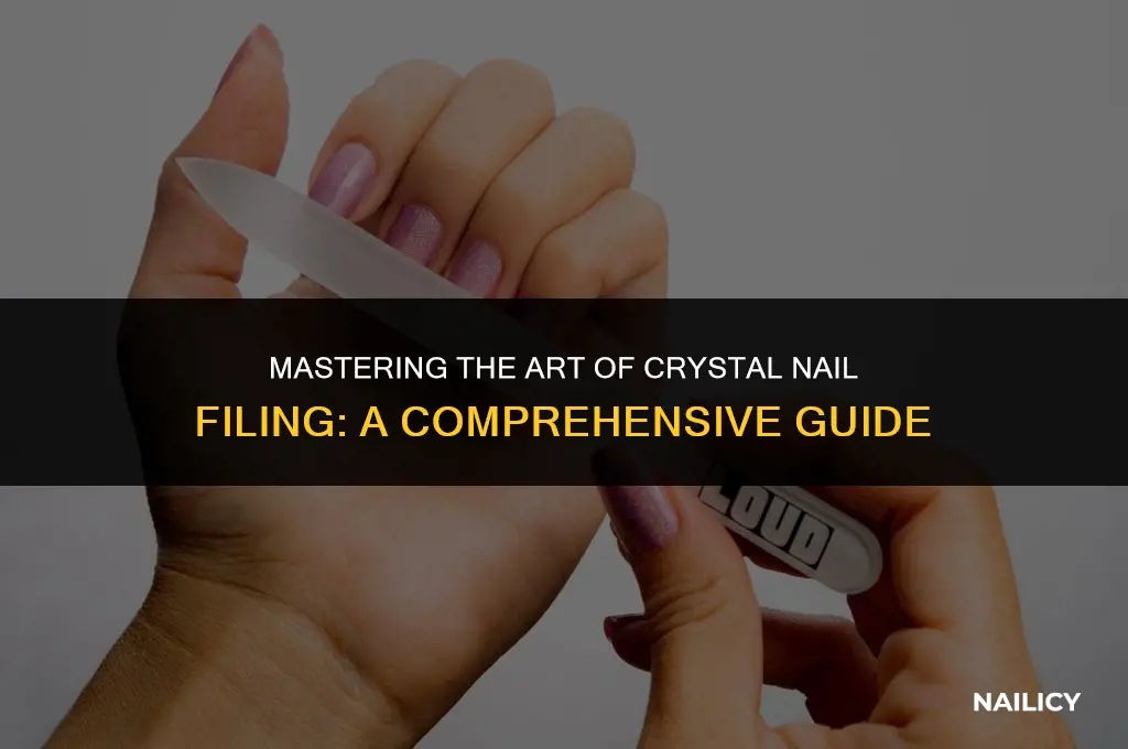 how do you use crystal nail files