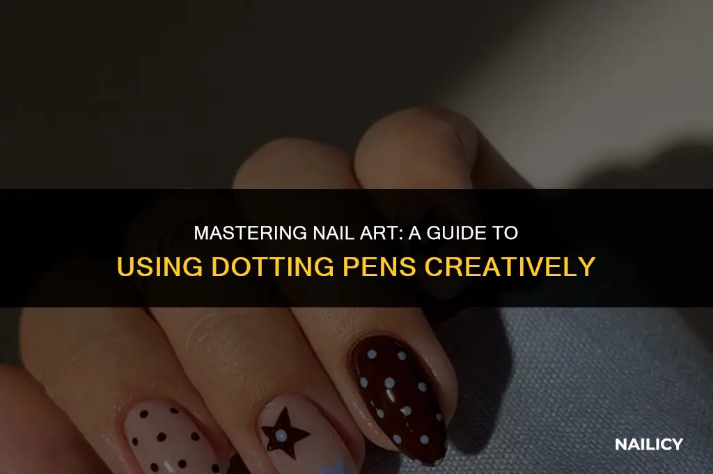 how do you use nail art dotting pens