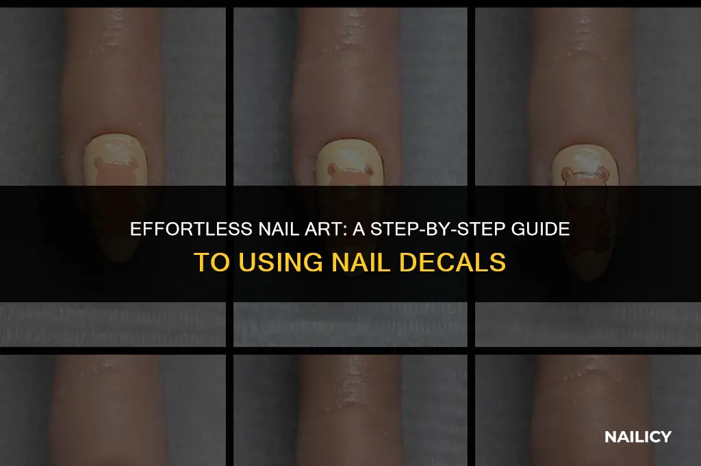 how do you use nail decals