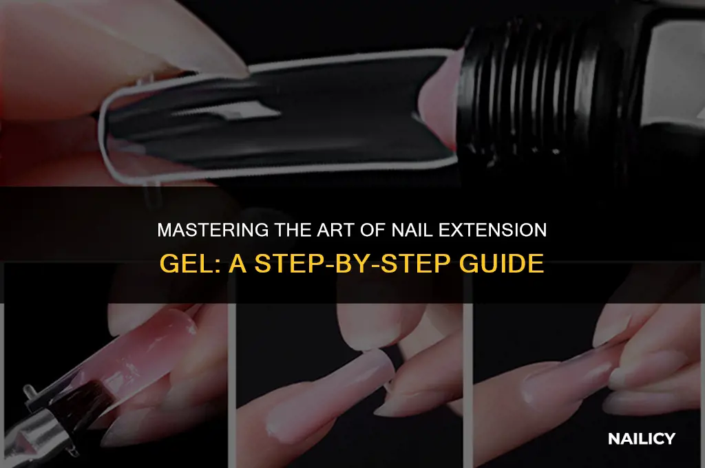 how do you use nail extension gel