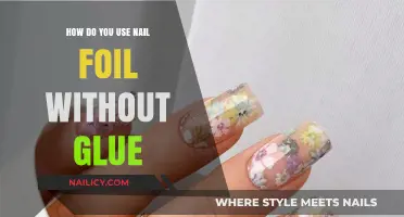 Effortless Nail Foil Application: A Glue-Free Guide