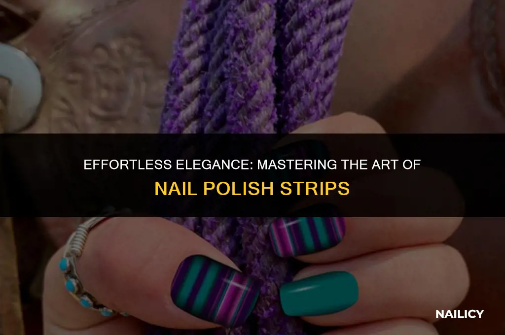 how do you use nail polish strips