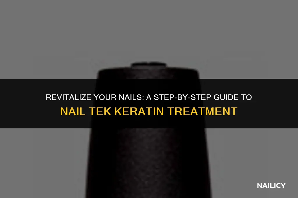 how do you use nail tek keratin nail treatment