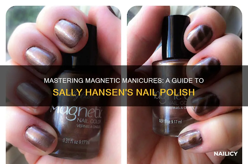 how do you use sally hansen magnetic nail polish