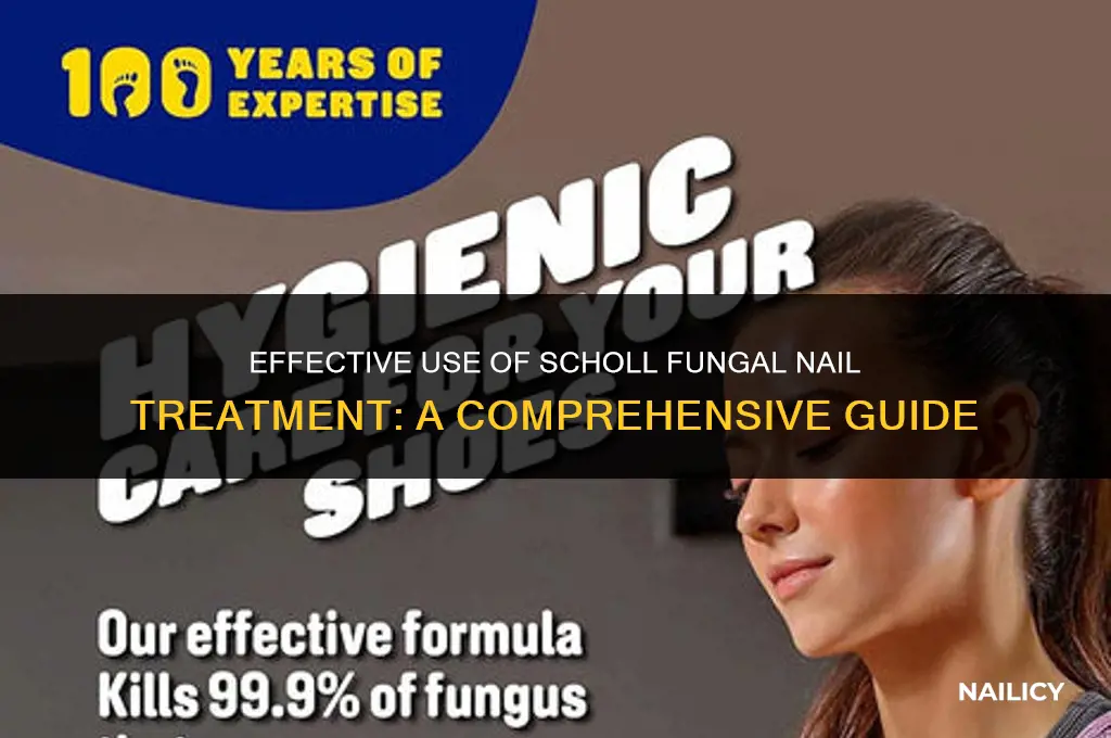 how do you use scholl fungal nail treatment
