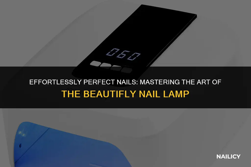 how do you use the beautifly nail lamp