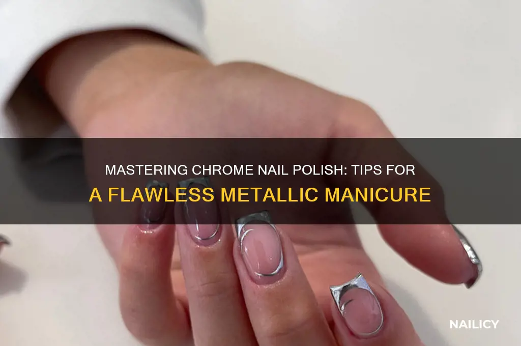how do you use the new chrome nail polish