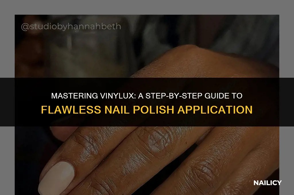 how do you use vinylux nail polish