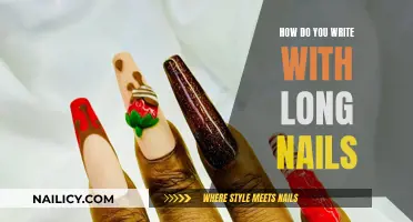 Writing with Long Nails: Tips and Tricks
