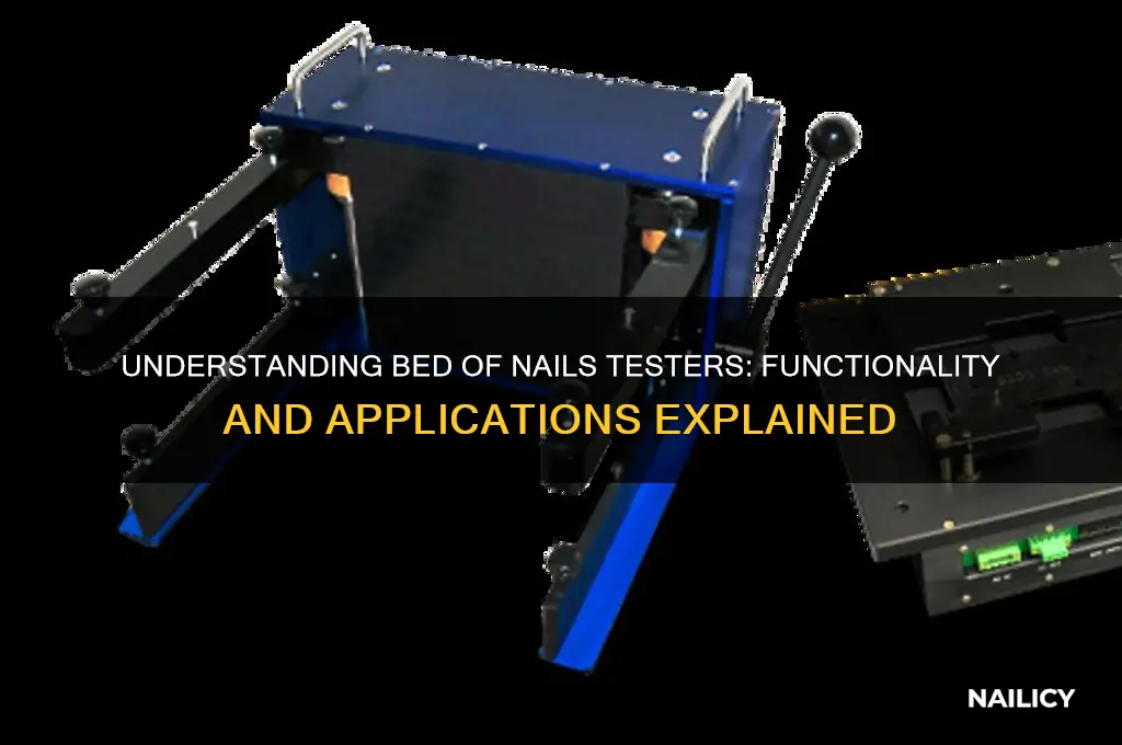 how does a bed of nails tester work