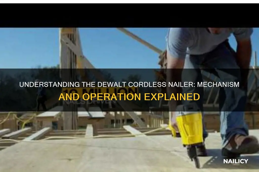 how does a dewalt cordless nailer work