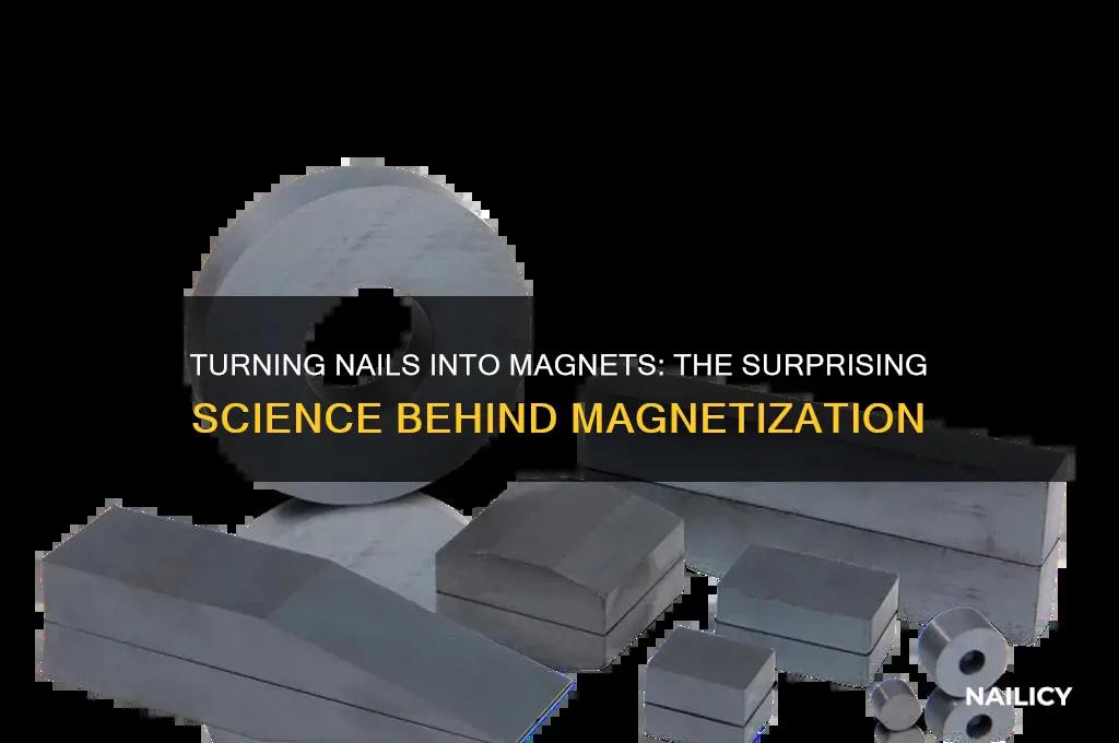 how does a nail become a magnet